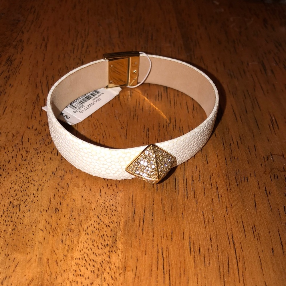 MK Leather Bracelet NWT